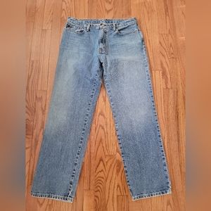 Vintage Ralph Lauren Polo Women's Jeans Size 14x32 Saturday Mom Jeans Blue Denim